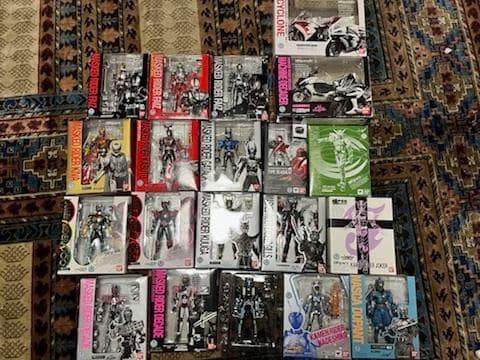 S.H.フィギュアーツ 仮面ライダー サイクロン号等 20個セット 大量まとめ
