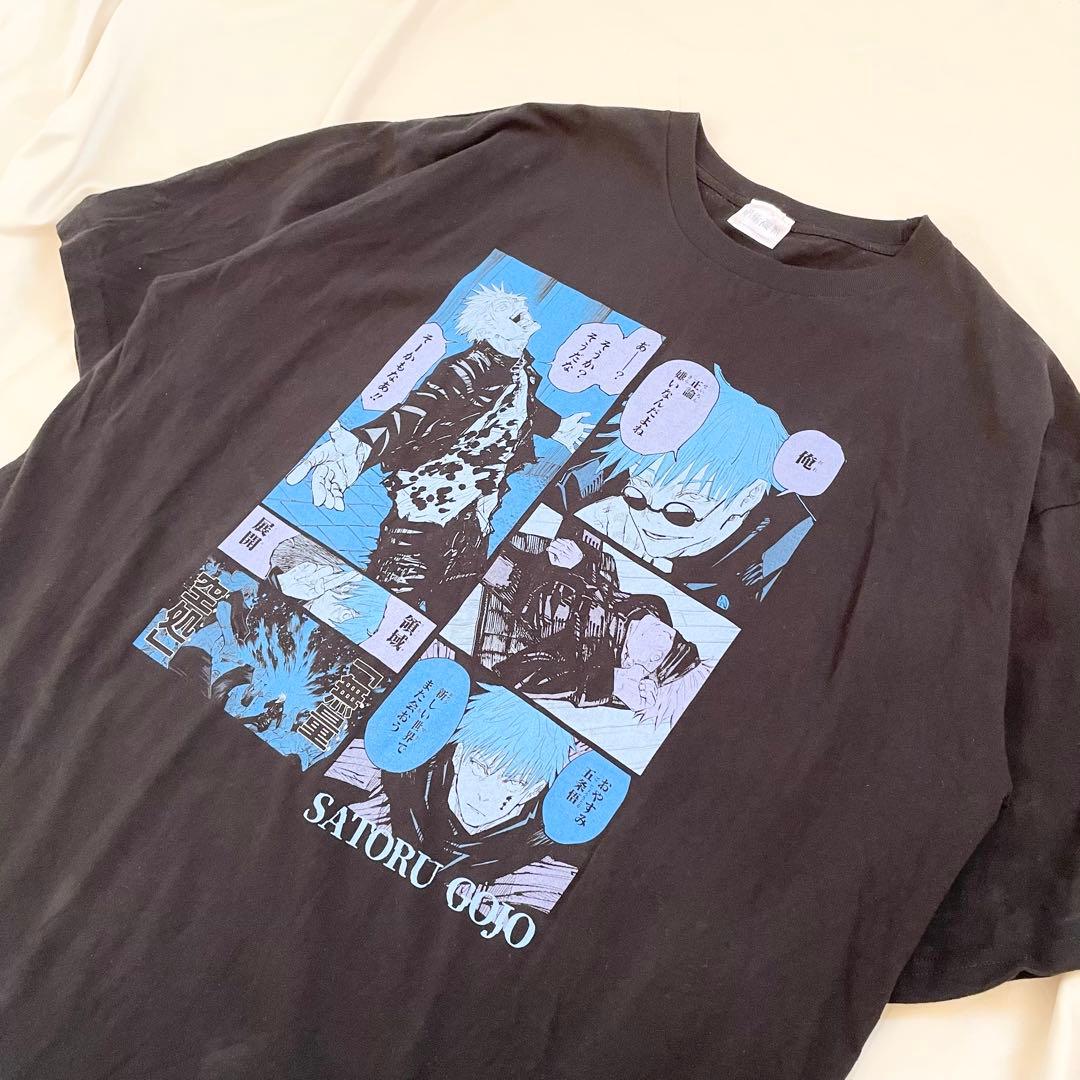 アクスタ2個付き 呪術廻戦 五条悟 ビッグシルエットTシャツ　HEROES