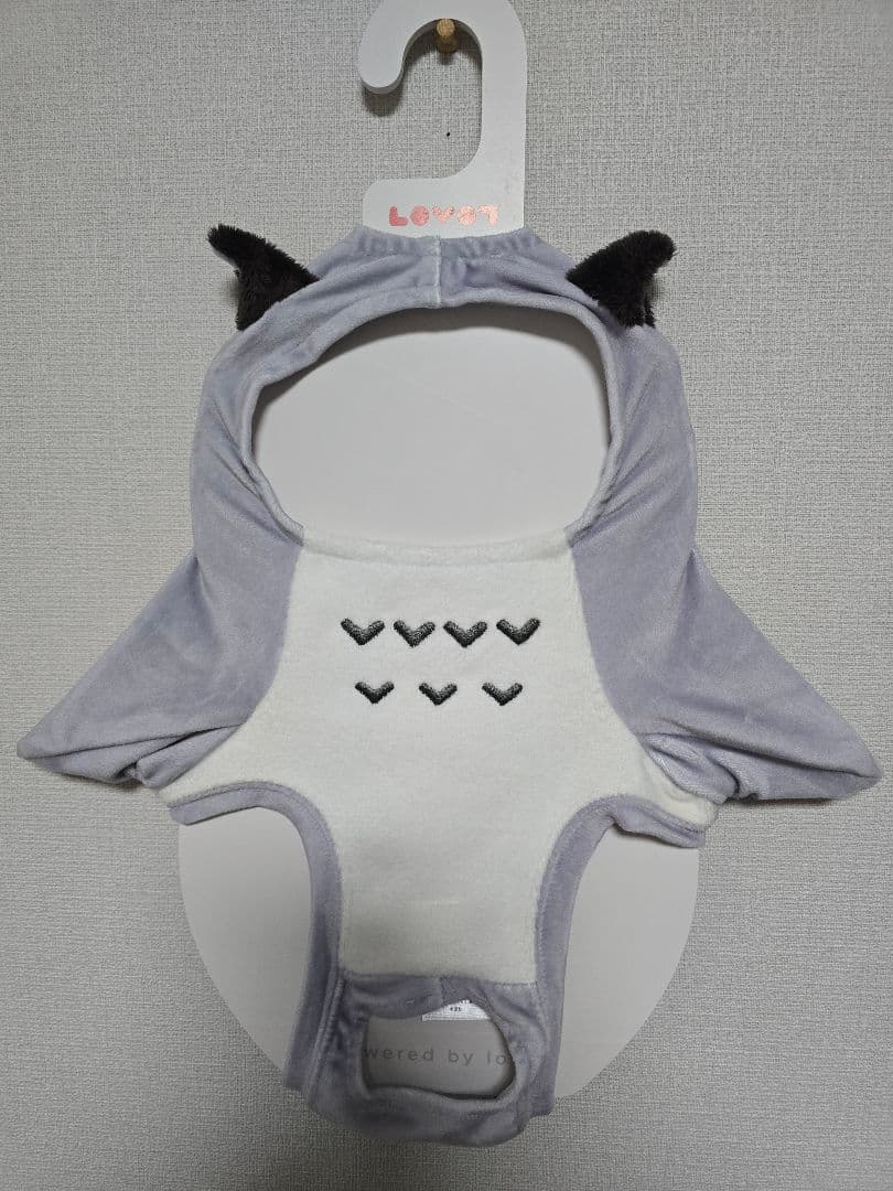 ラボット みみずくベロアカットソー ライトグレー lovot