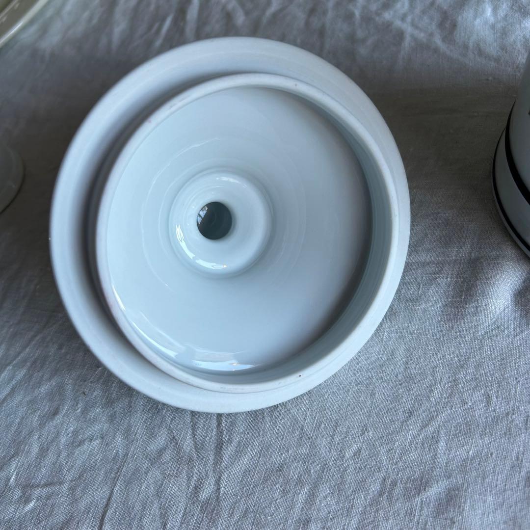 フランスアンティーク　リモージュ ファーマシーポット 蓋付 薬壺 高さ24㎝