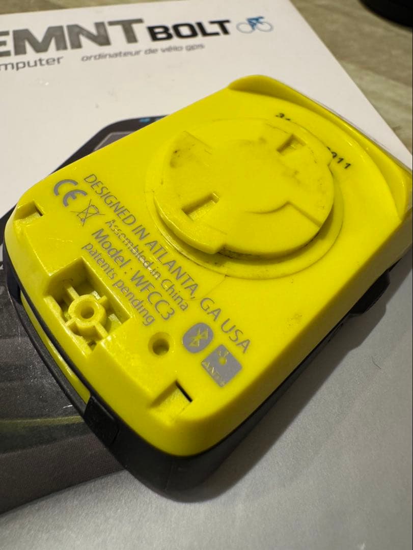 Wahoo ELEMNT BOLT サイクルコンピューター　WFCC3