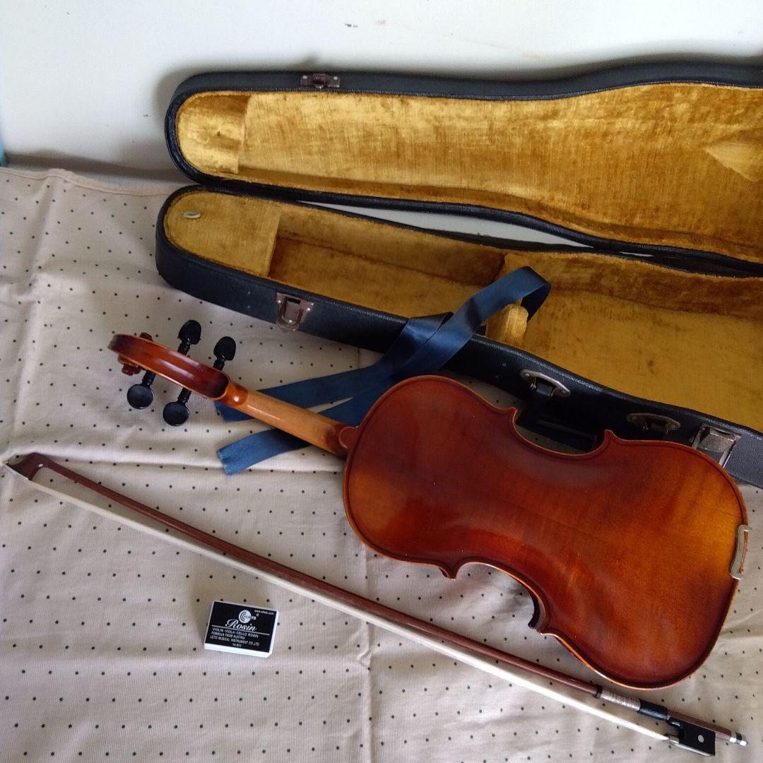 中古1/2バイオリン・弓・ケース付　スズキ
