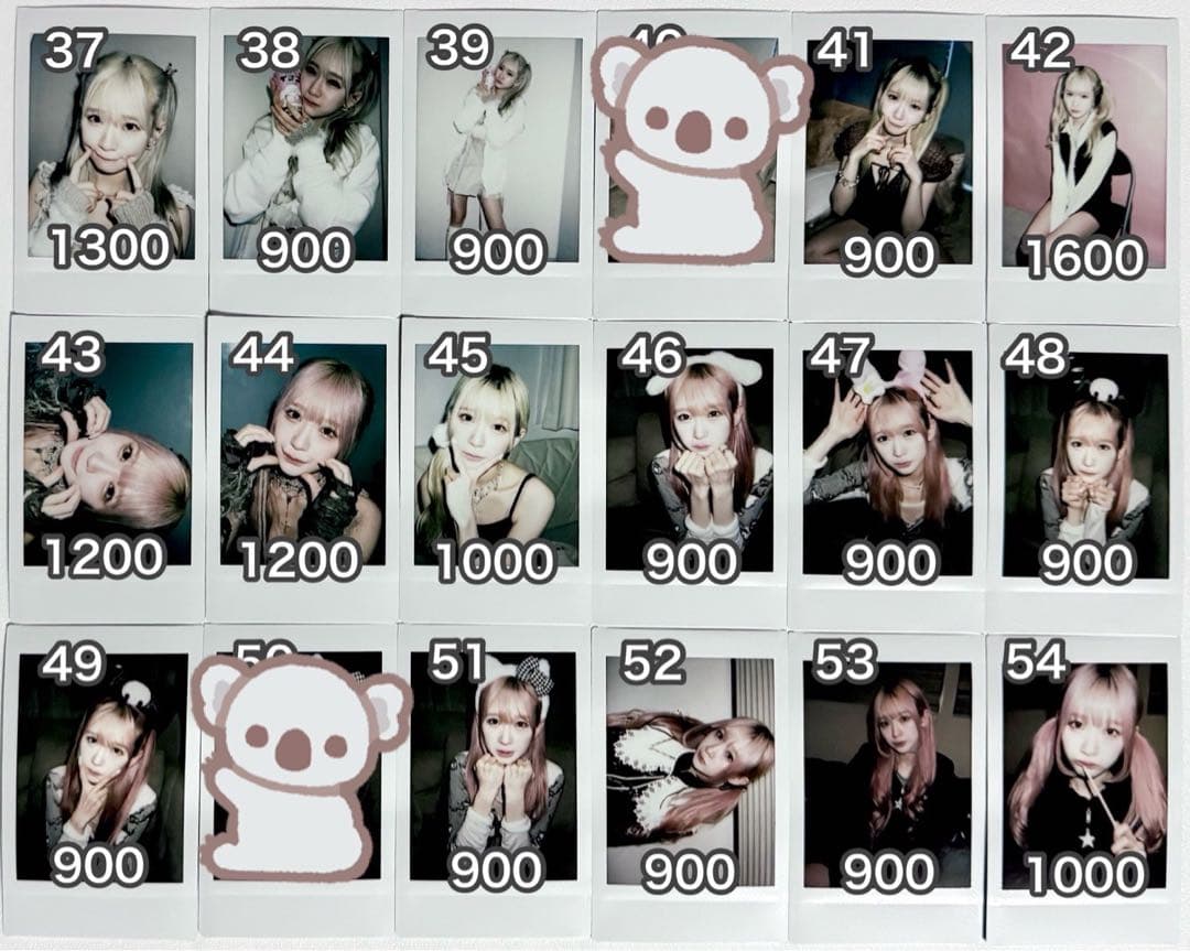 REIRIE 黒宮れい 金子理江 チェキ