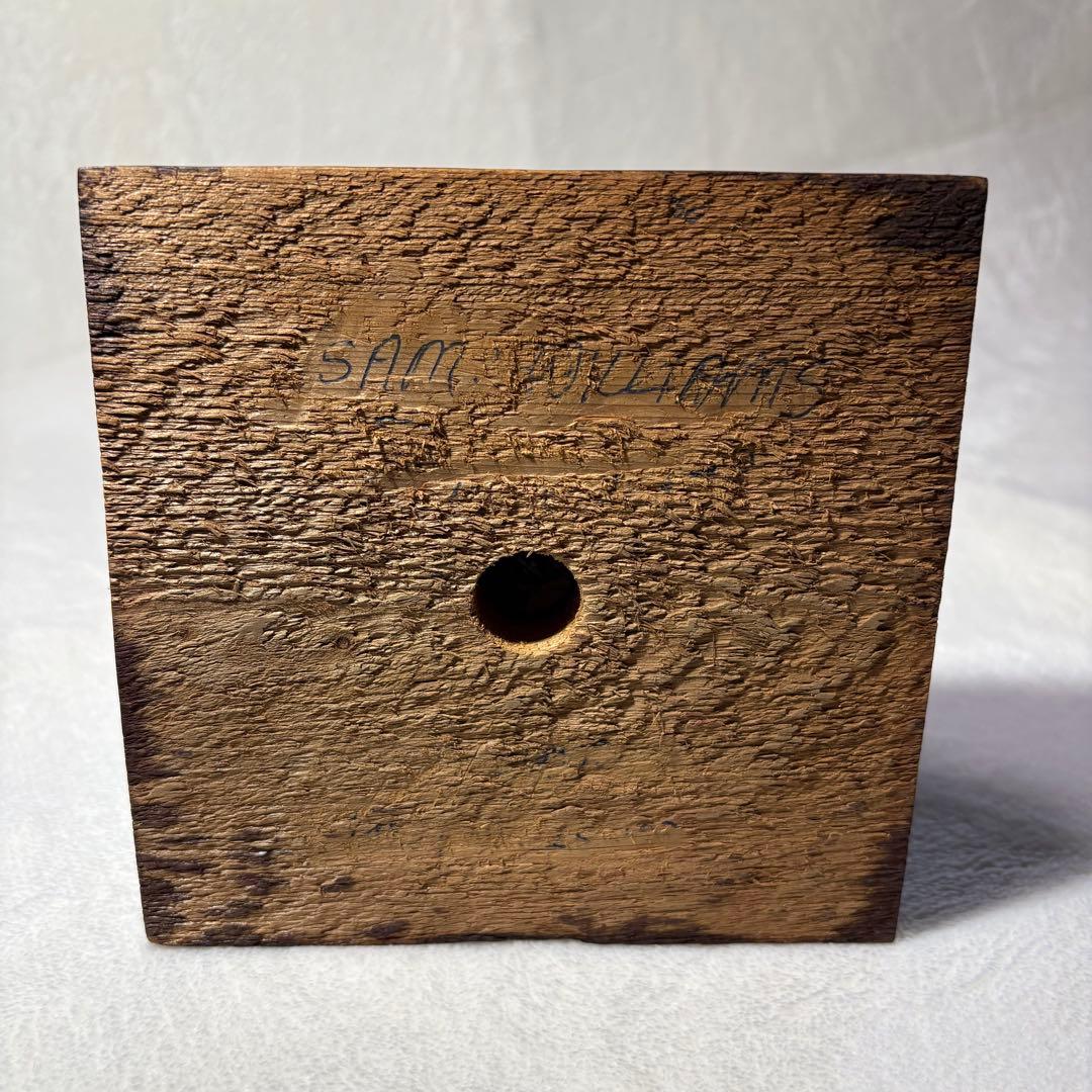 カナダ　先住民　トーテムポール　木製　木彫り　　ヴィンテージ