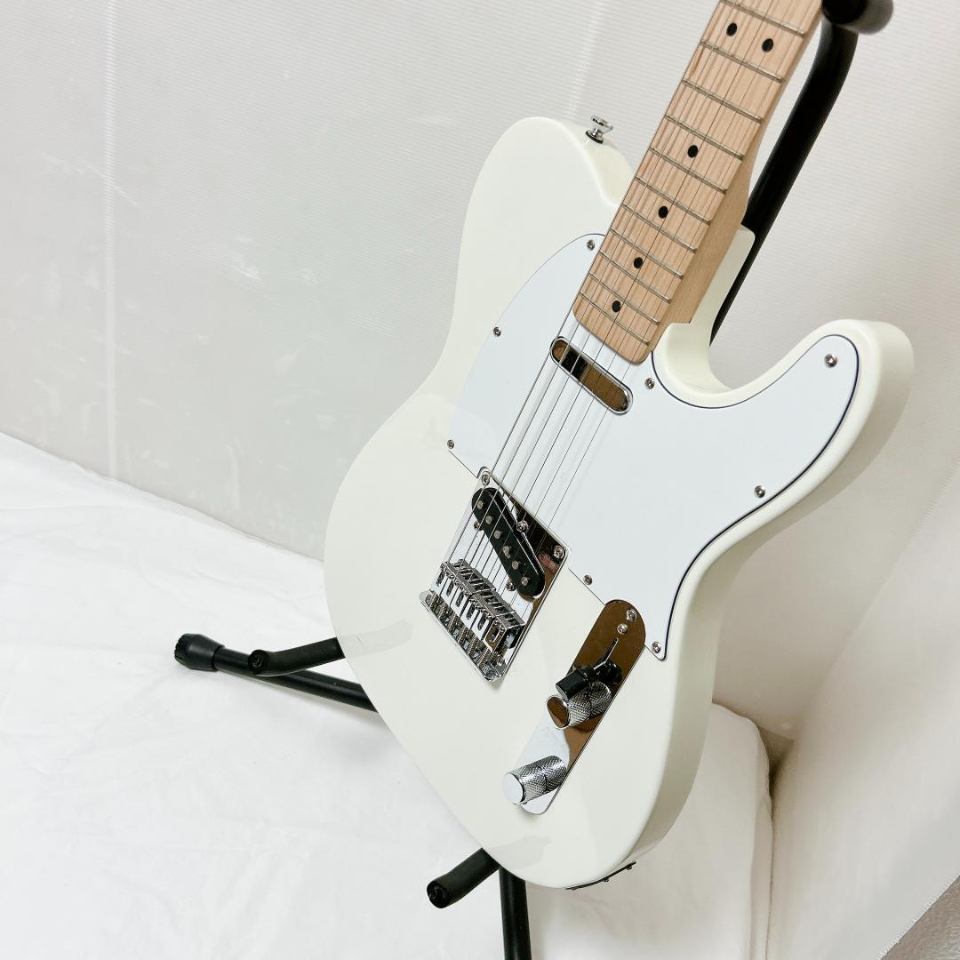美品 Squier スクワイヤー Telecaster テレキャスター ホワイト