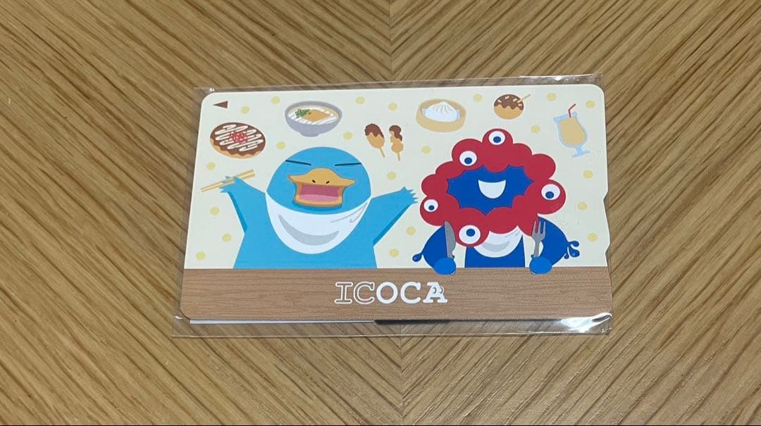 万博内限定　万博記念 ICOCAカード ミャクミャク
