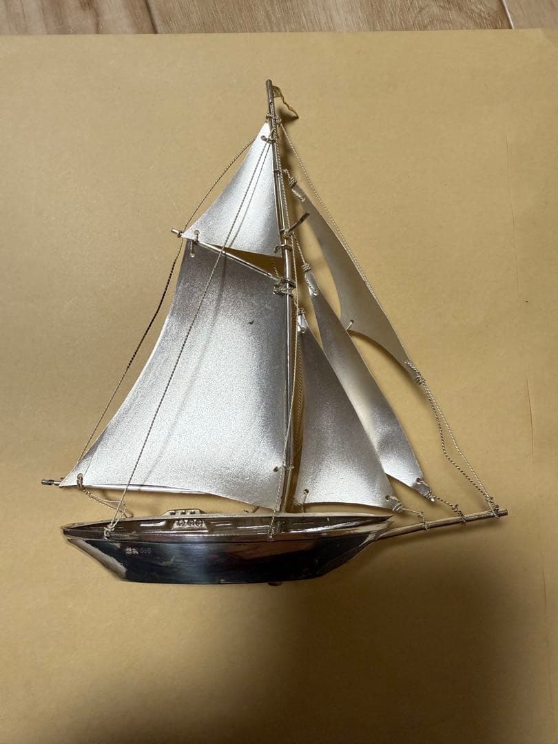 銀985帆船模型 47g