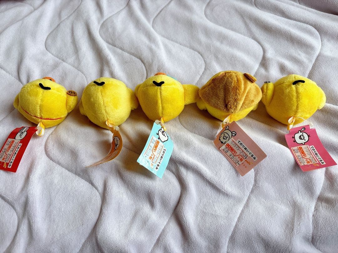 【希少】2014年 キイロイトリ てのりぬいぐるみ5点セット