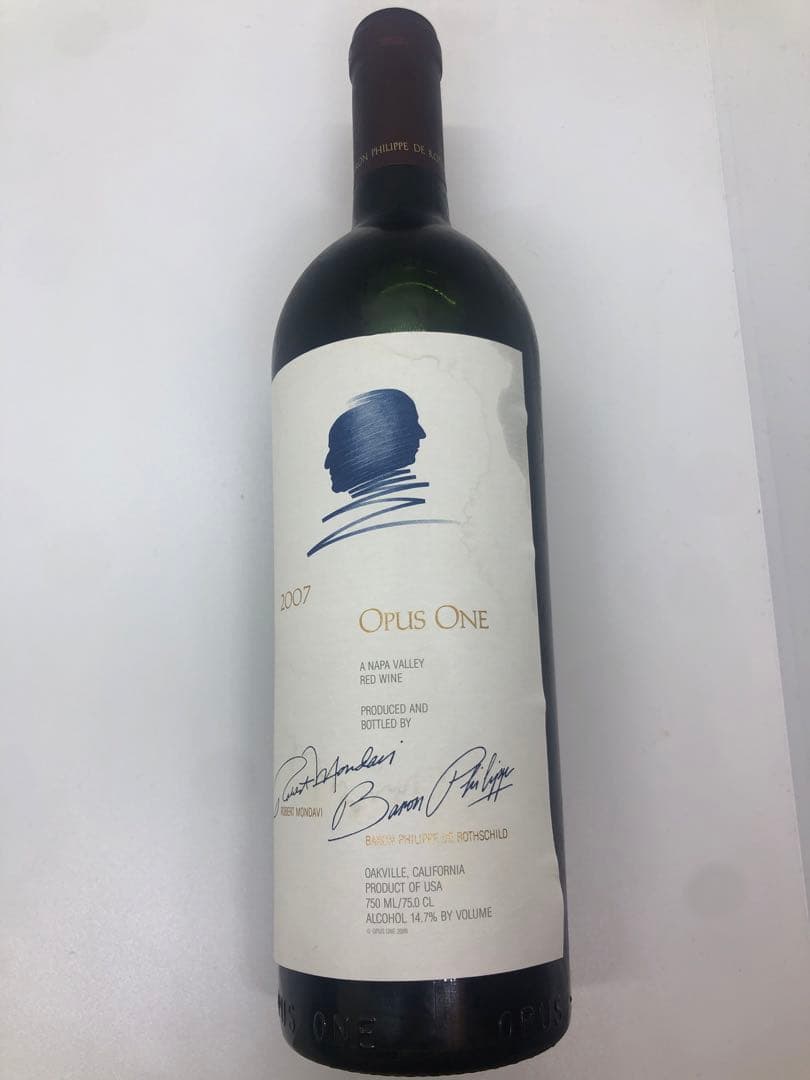 オーパスワン　2007 赤ワイン　直接正規ルートで仕入れました。