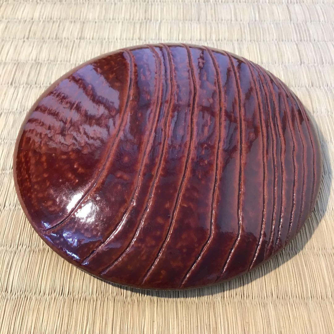 済　茶道具　澤陽平香合　写　松尾流6代　仰止斎￼書付　共箱　S259KG