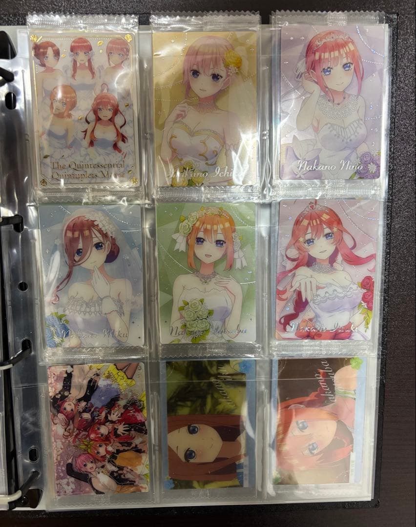 五等分の花嫁ウエハース　過去弾全てフルコンプリート品　未開封品