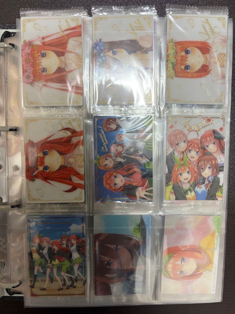 五等分の花嫁ウエハース　過去弾全てフルコンプリート品　未開封品