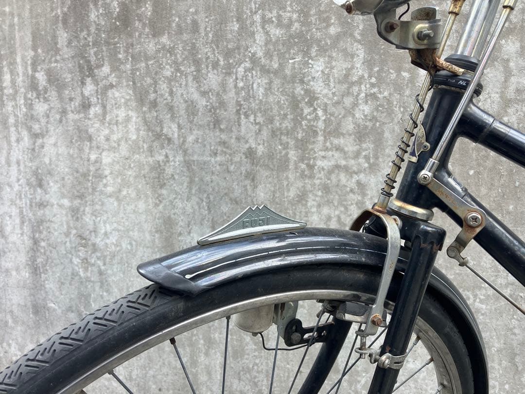 杉並区引取限定 FUJI 自転車 ロッドブレーキ 26インチ レトロ 昭和 フジ