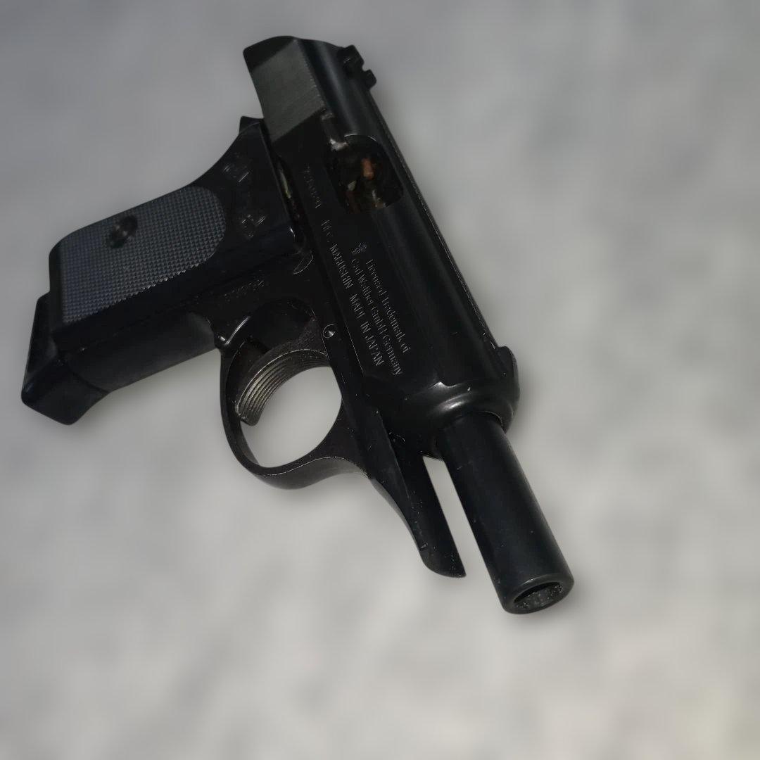 マルシン ワルサーPPK ブラックABS モデルガン 中古