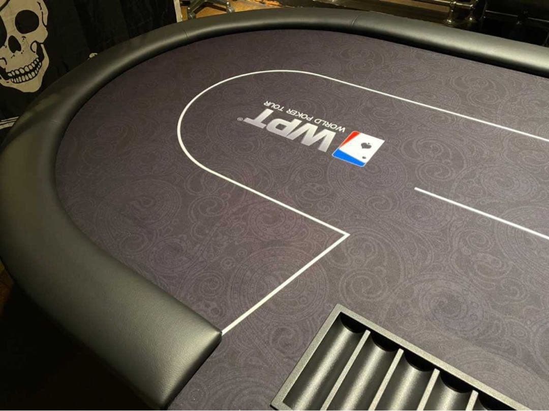 激レアWPT仕様！ポーカーテーブル10人バカラ ブラックジャック 引取用お得商品