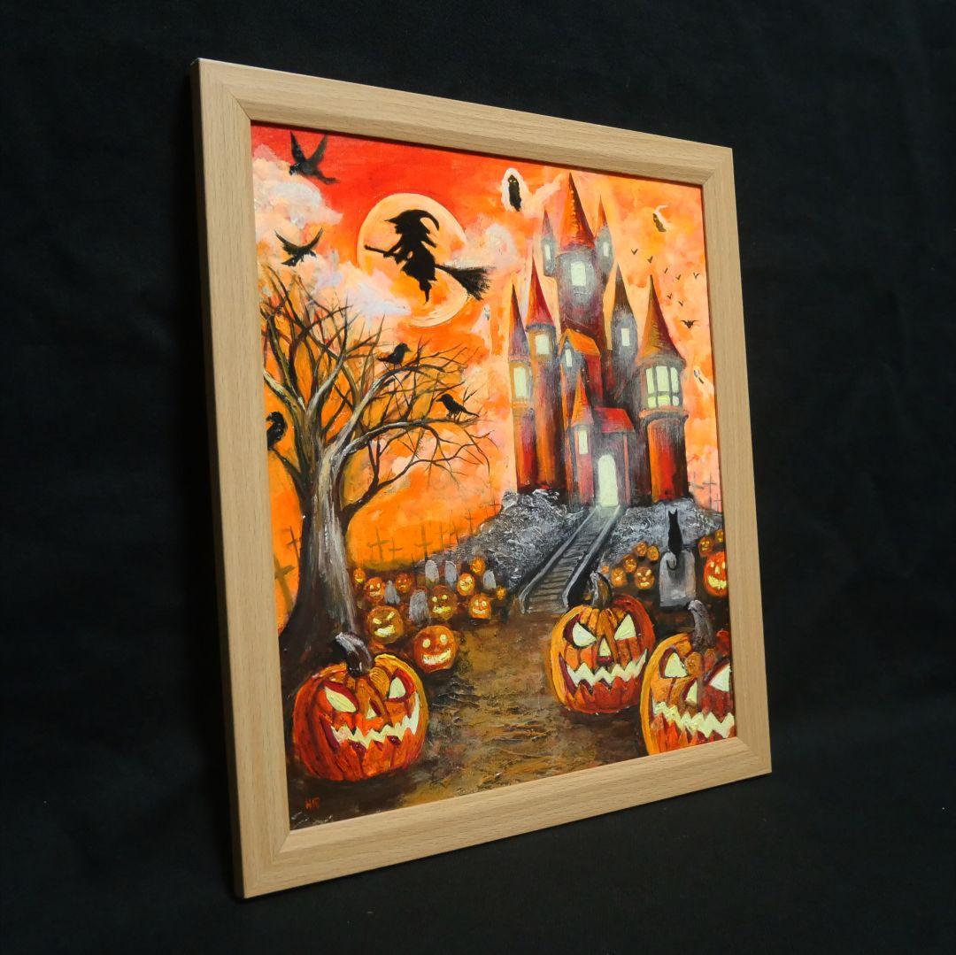 油絵 油彩 油彩画 絵 絵画 絵【ハロウィン】