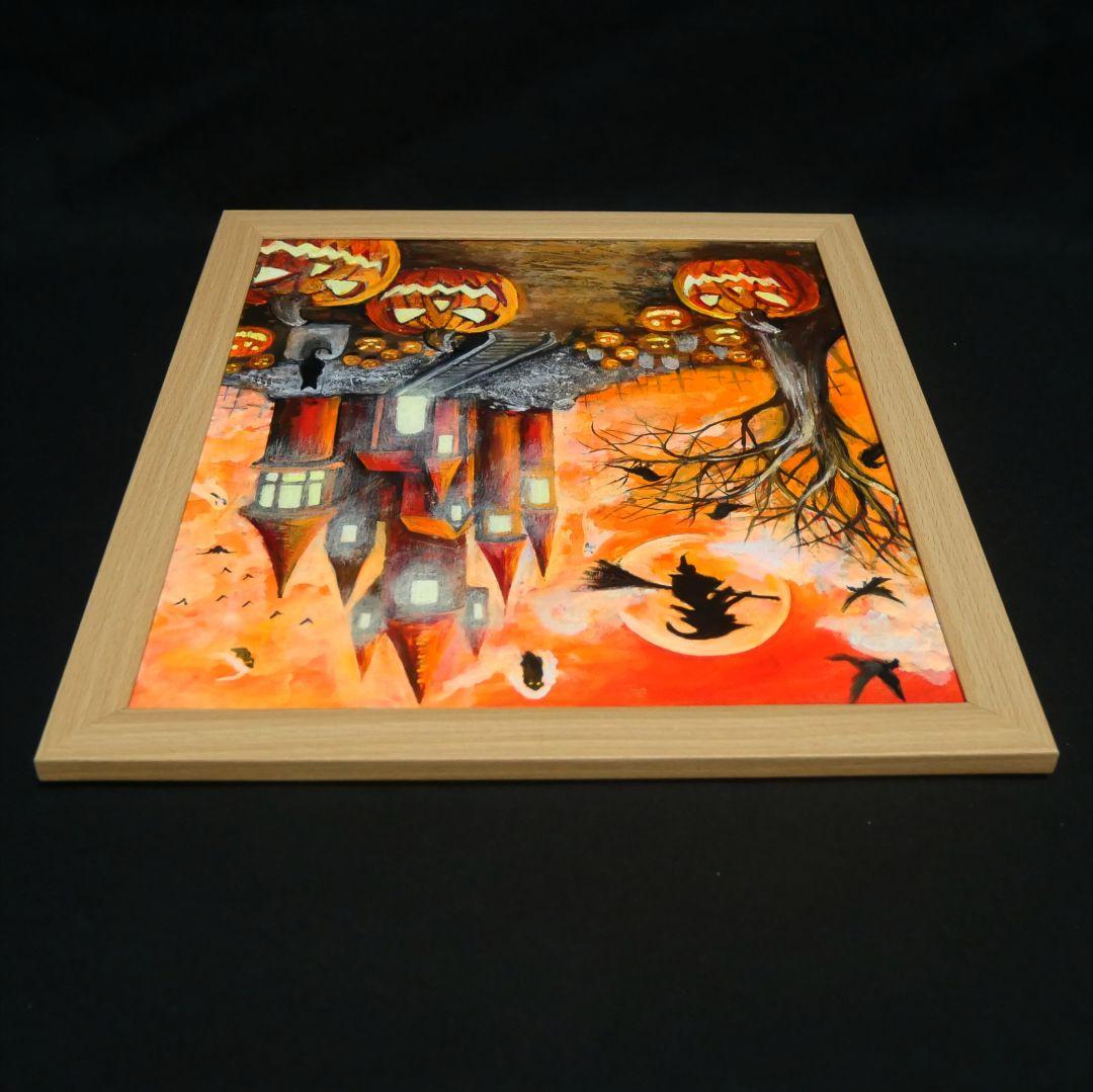 油絵 油彩 油彩画 絵 絵画 絵【ハロウィン】