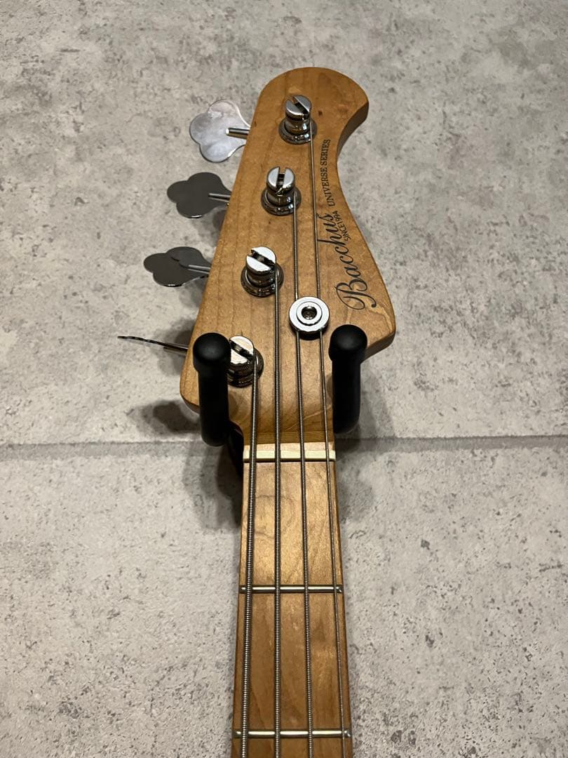 美品　ベーススタンド付　Bacchus バッカス BJB-1-RSM/M BLK