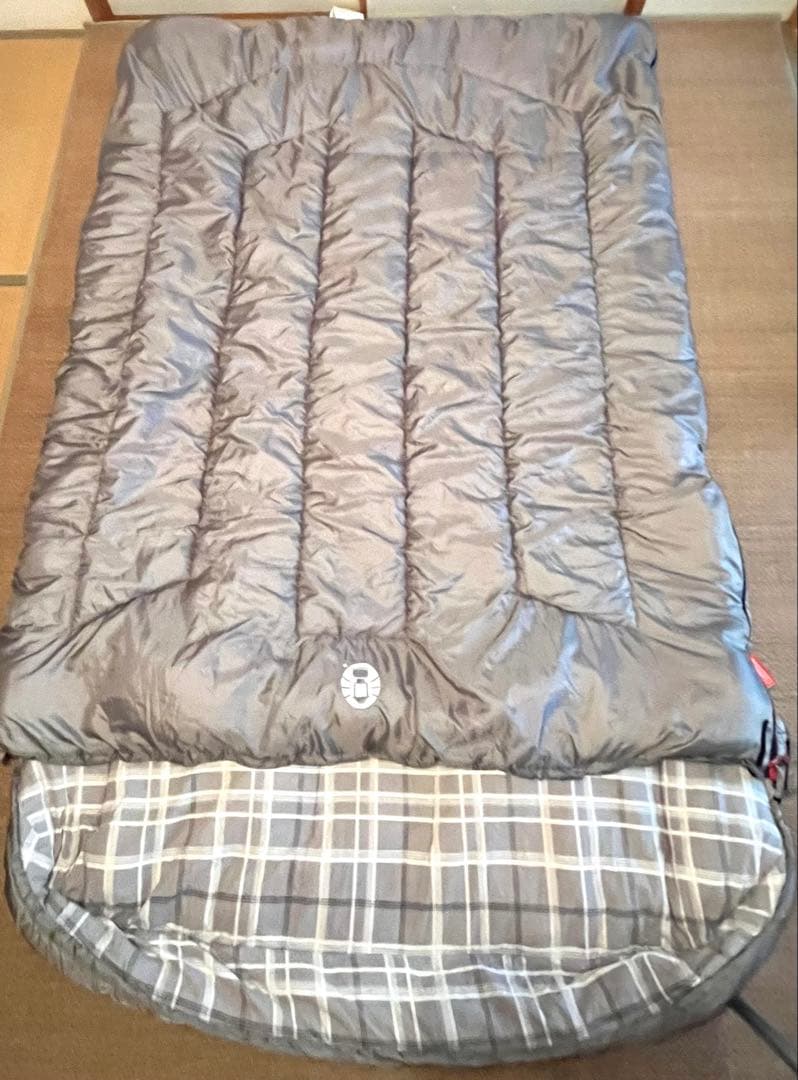 コールマン ハドソンダブル 寝袋 シュラフ ダブルサイズ Coleman 洗濯済