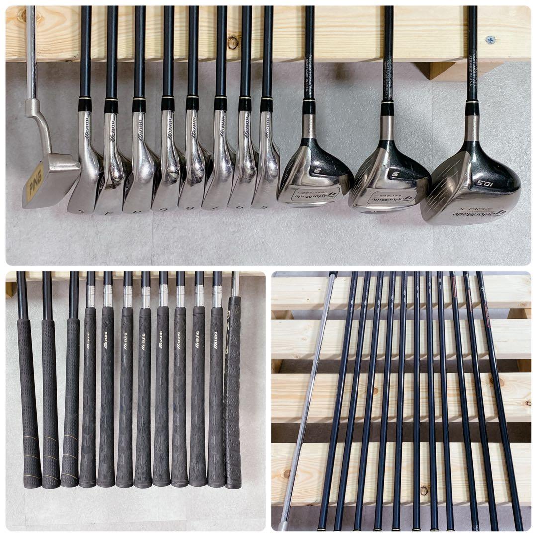 T179 テーラーメイド 他 ゴルフクラブ メンズ フルセット 13点 初心者