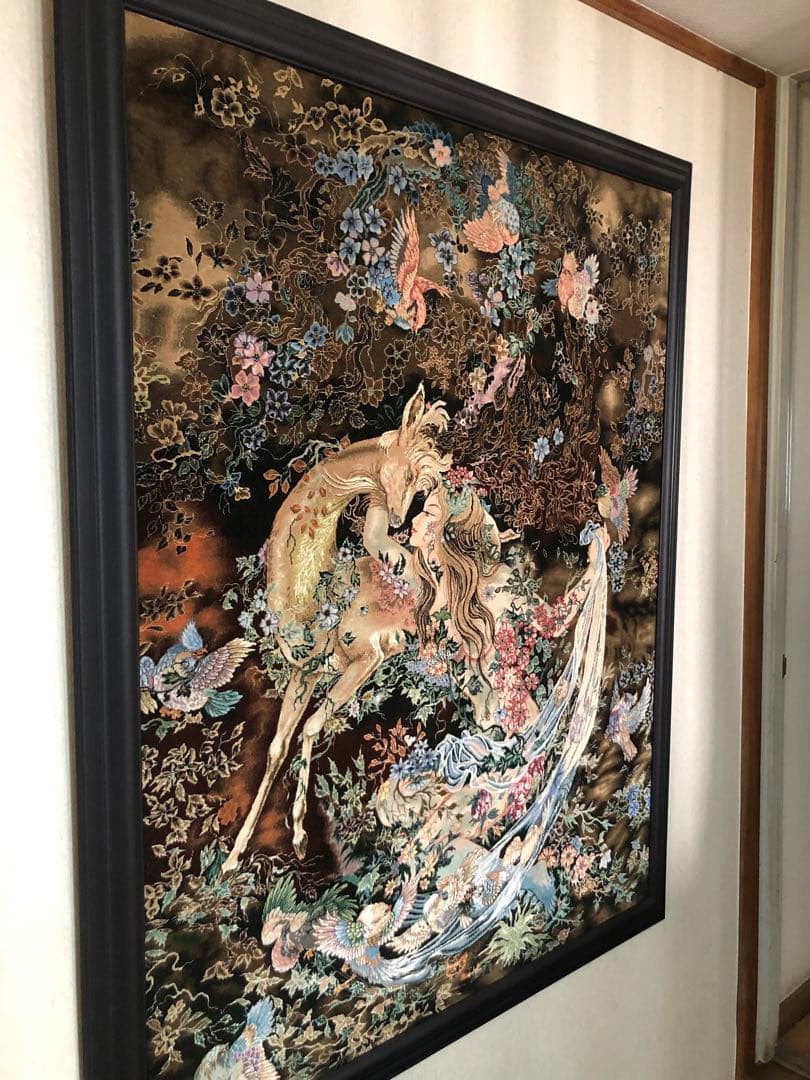 ペルシャ絨毯　額縁　日本橋高島屋外商品