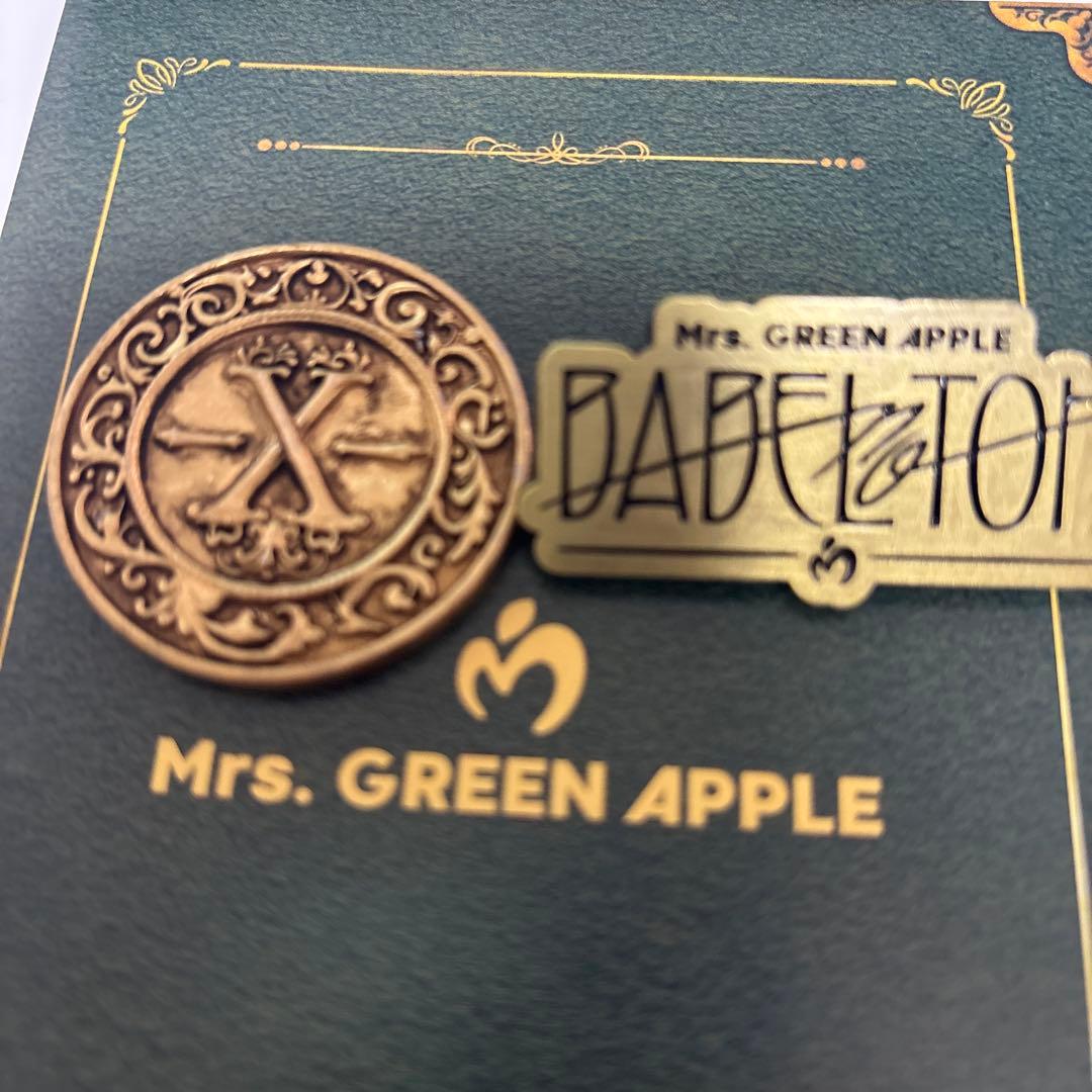 Mrs. GREEN APPLE ピンバッジ