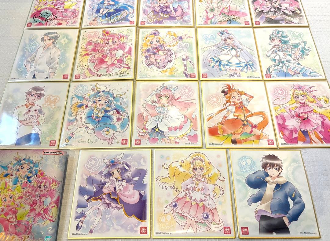 プリキュア 色紙art7 全18種類 18枚 全種類 コンプリート セット ②