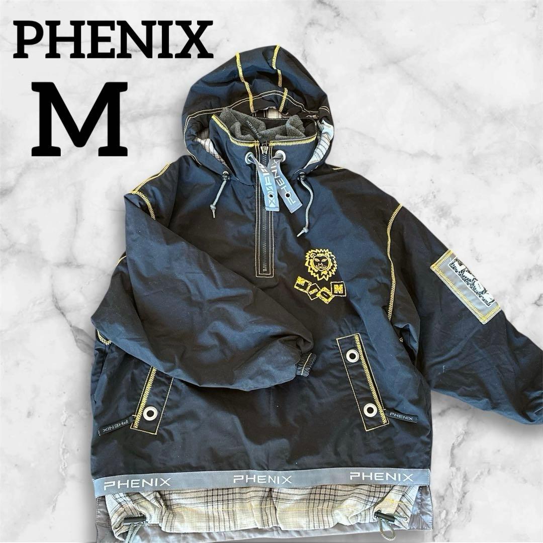 希少✨️PHENIX LIONロゴ M スキーウェア スノーボード 黒