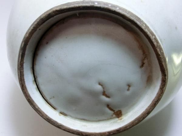 花瓶■古い白磁の壺 中国 徳利 花器 古玩 唐物 時代物 骨董品■