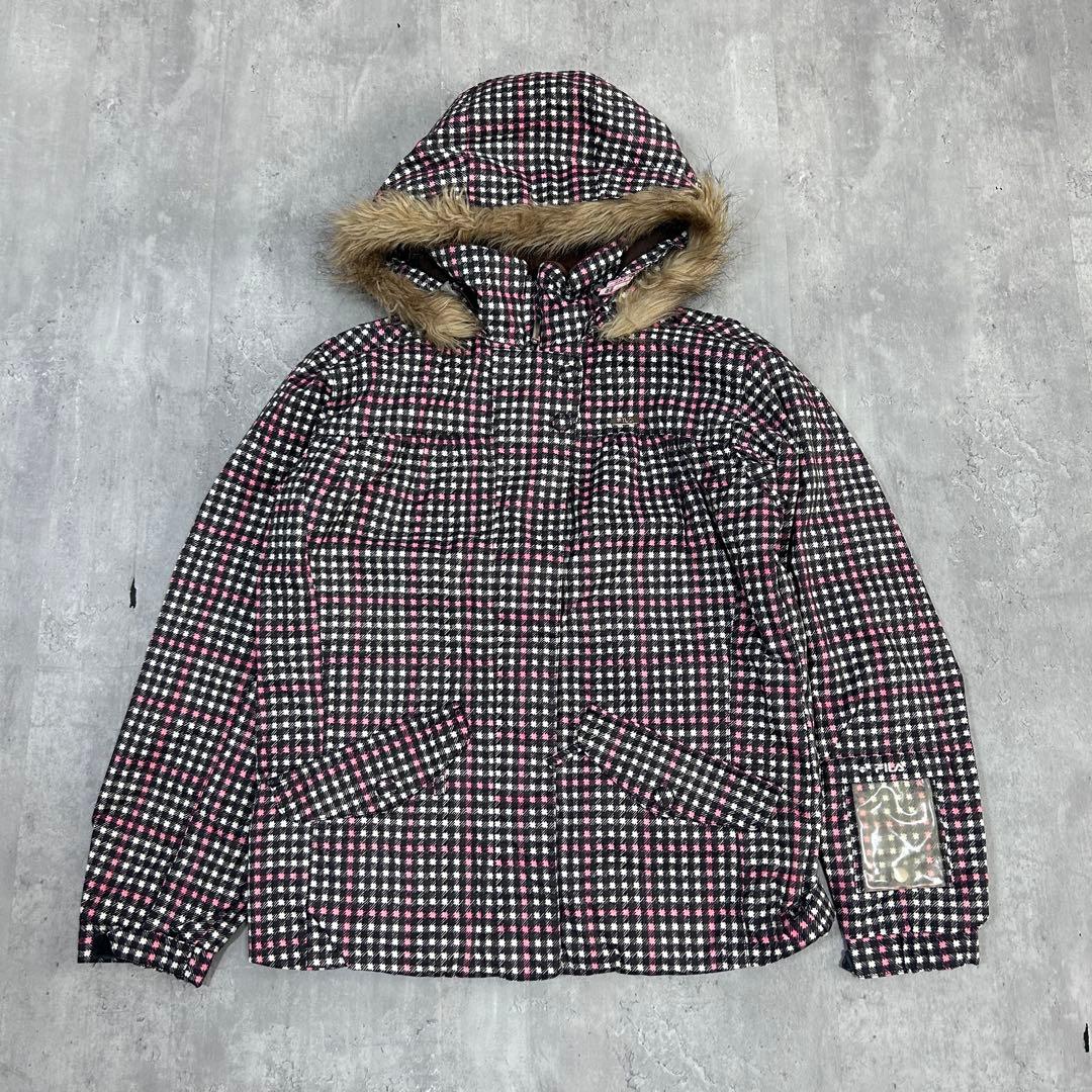 Z242 美品 FILA スキーウェア 上下セット レディース L スノボー可