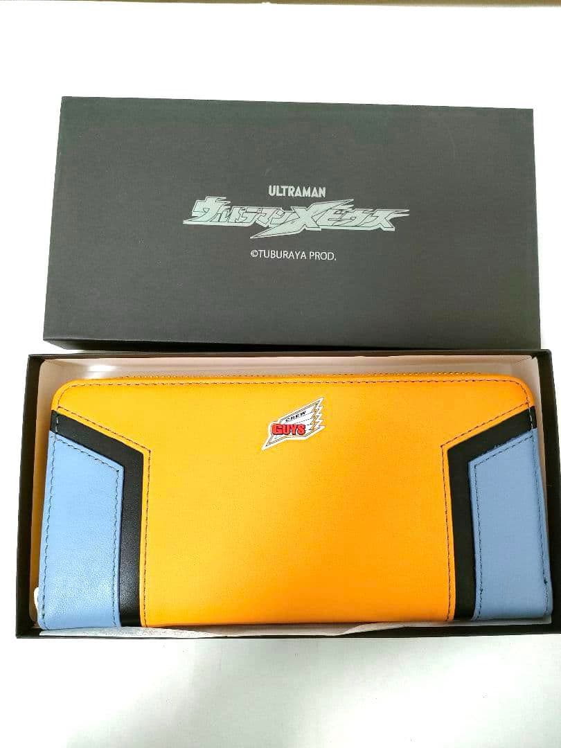 ウルトラマンメビウス　本革長財布　CREW GUYSモデル　ラウンド長財布