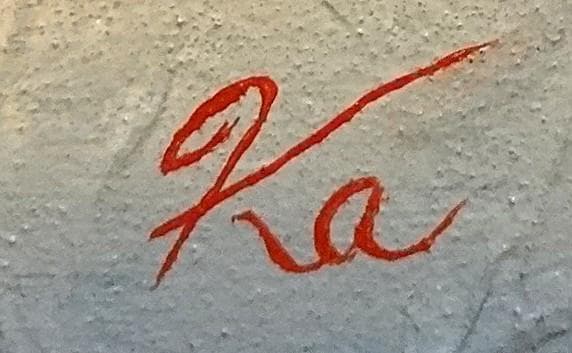 上鈴木正一 油彩画 F6号『オルフェーヴル号立ち姿』ウルス様のオーダー作品です。