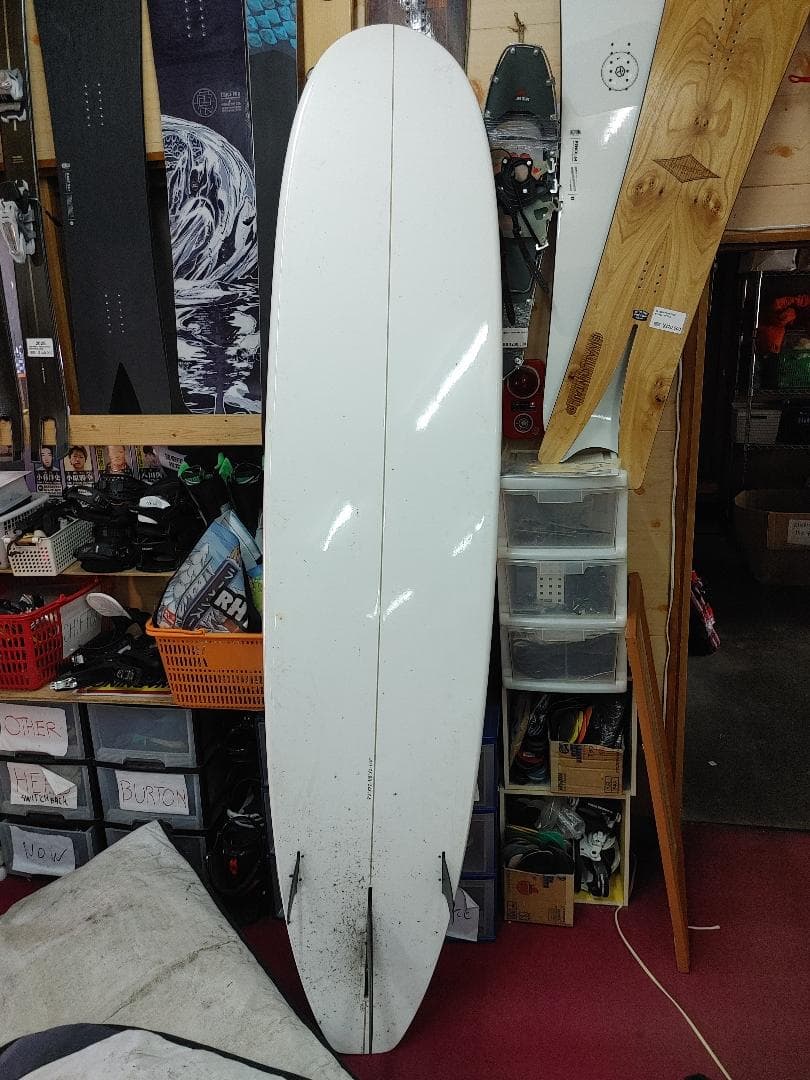 8\"2 TCH サーフボード + フィンズ + リーチ + バッグ ロングボード