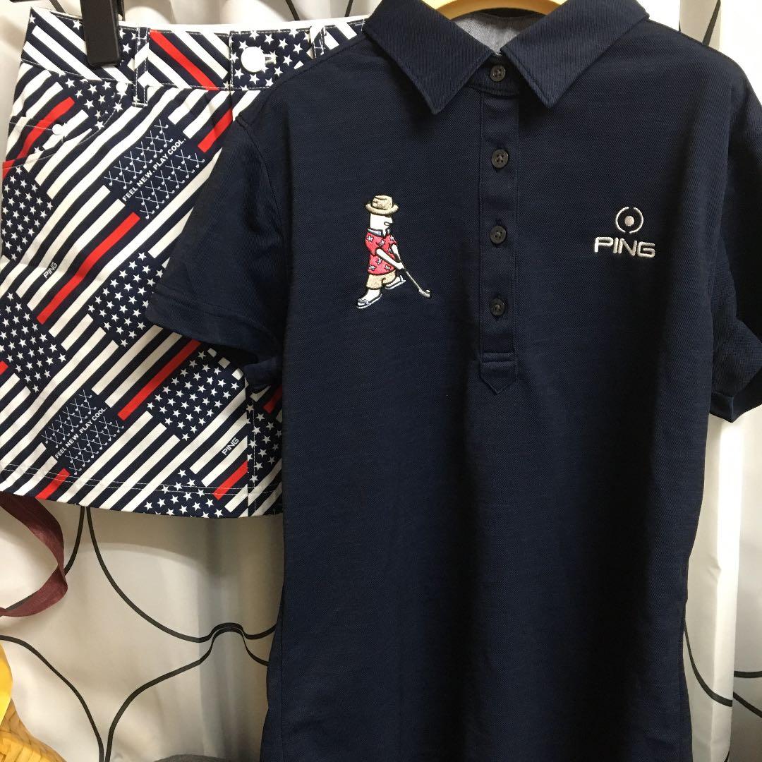 ping ピン　レディース　セットアップ　星条旗　上下