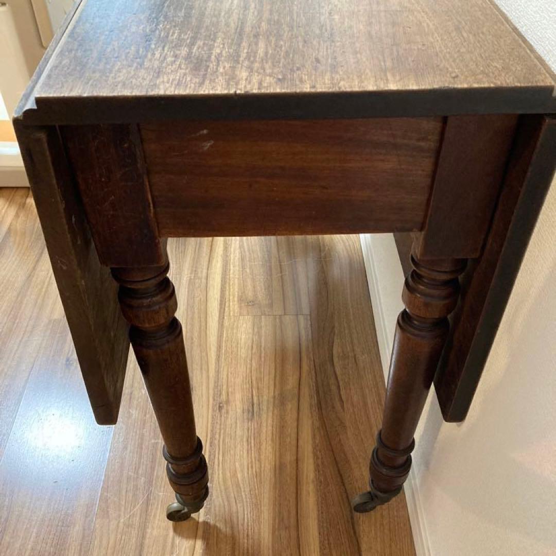 ゲートレッグテーブル　アンティーク　バタフライテーブル