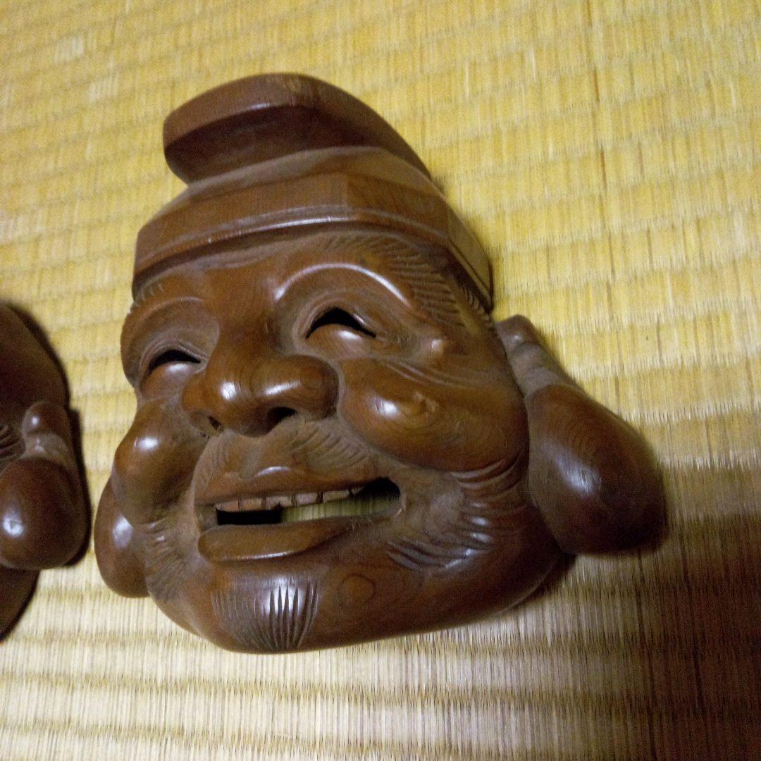 井波木彫り限定、中西作、大黒様と恵比寿様