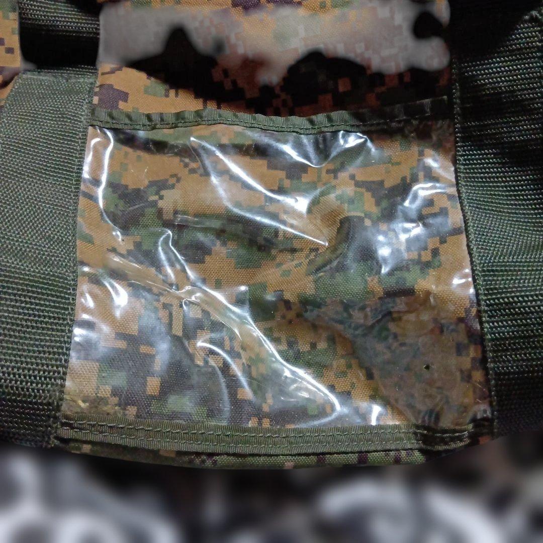 アメリカ海兵隊　迷彩中型ダッフルバッグ　放出品（実物）