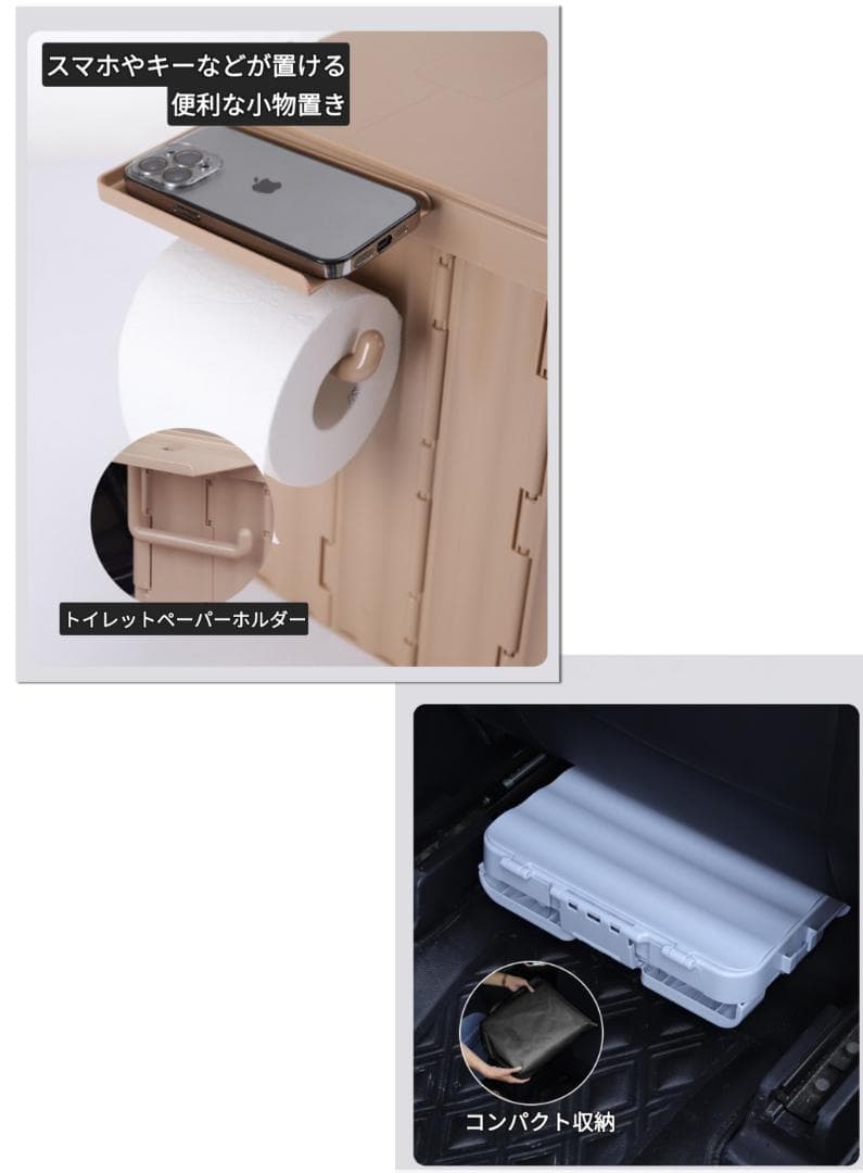 携帯トイレ1個 凝固剤10g500個 汚物袋500袋 カーキ 防災グッズ 簡易