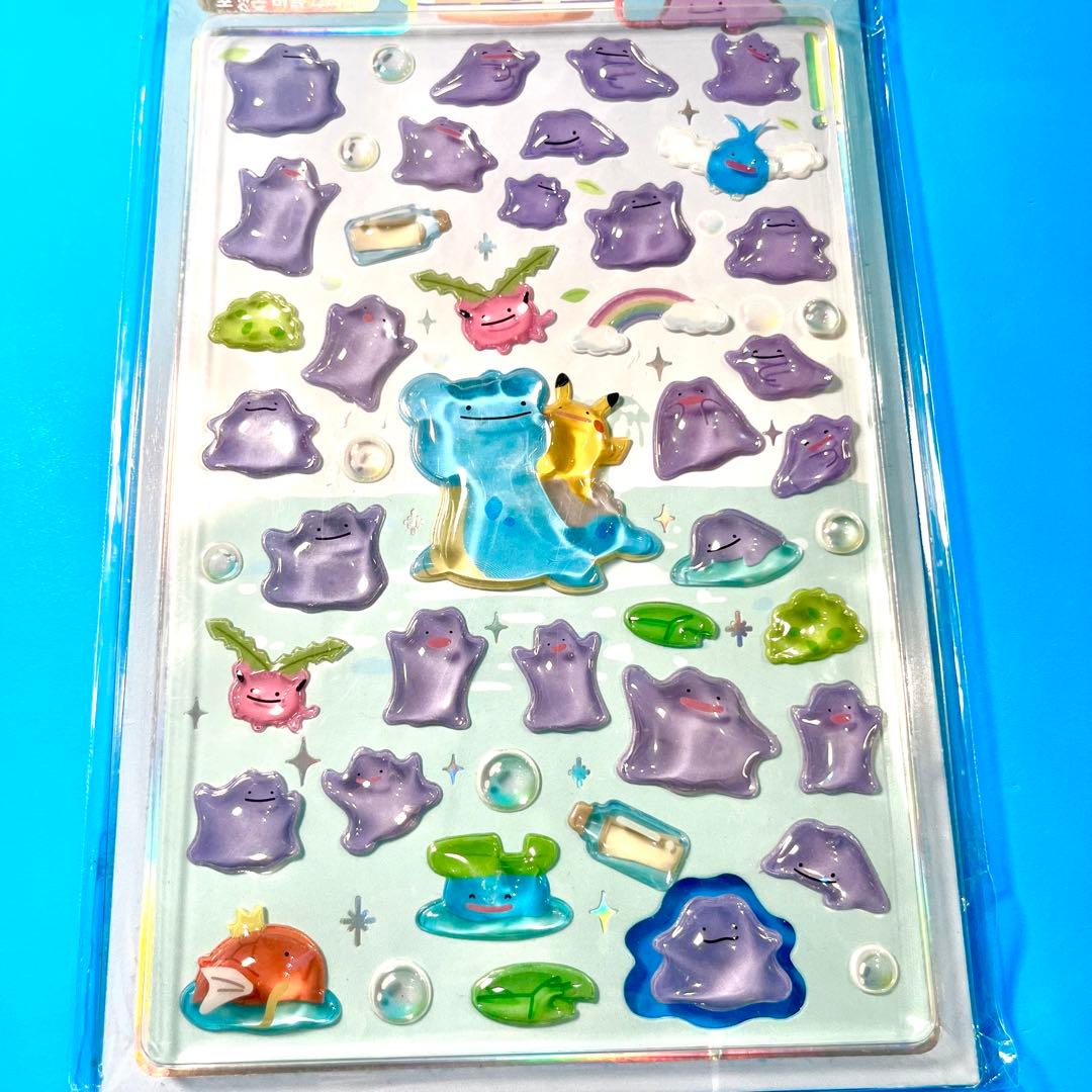 ポケモン 韓国 公式 ぷくぷく ボンボンドロップ シール ステッカー メタモン