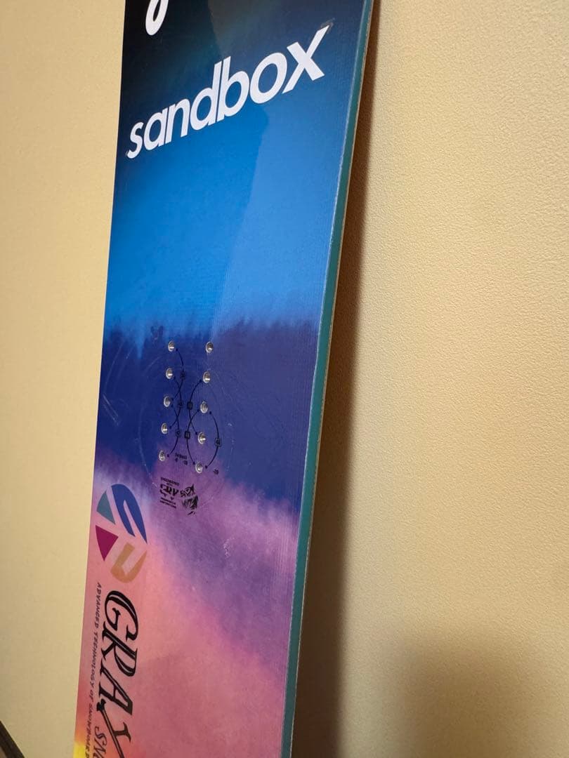 gray sandbox スノーボード　CUB-X 132 ワックス永久無料