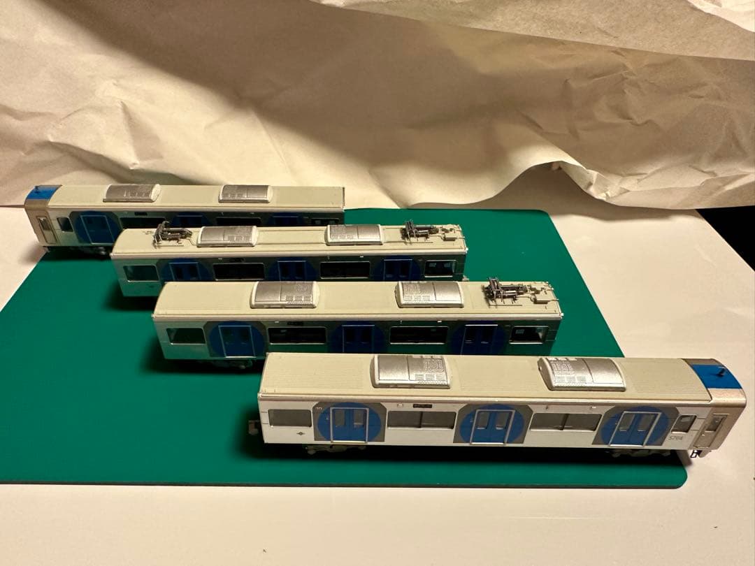 鉄コレ 阪神5700系 4両(動力化、室内灯装着、先頭車前尾灯点灯) tomix