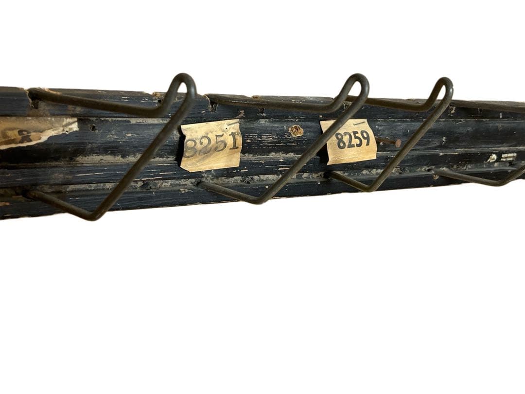 50s 60s ビンテージ アンティーク 8連 ウォールフック アメリカ USA