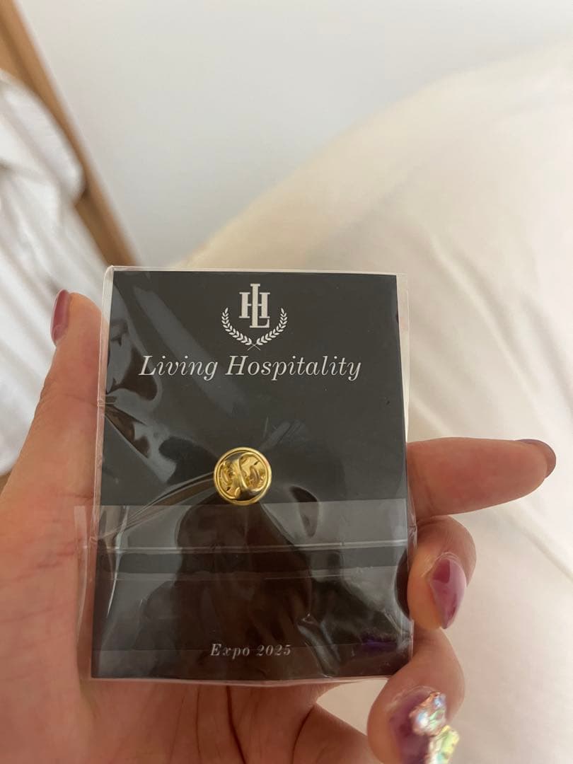 m*n様 【大阪関西万博】イギリス UK パビリオン数量限定 スタッフ ピンバッ