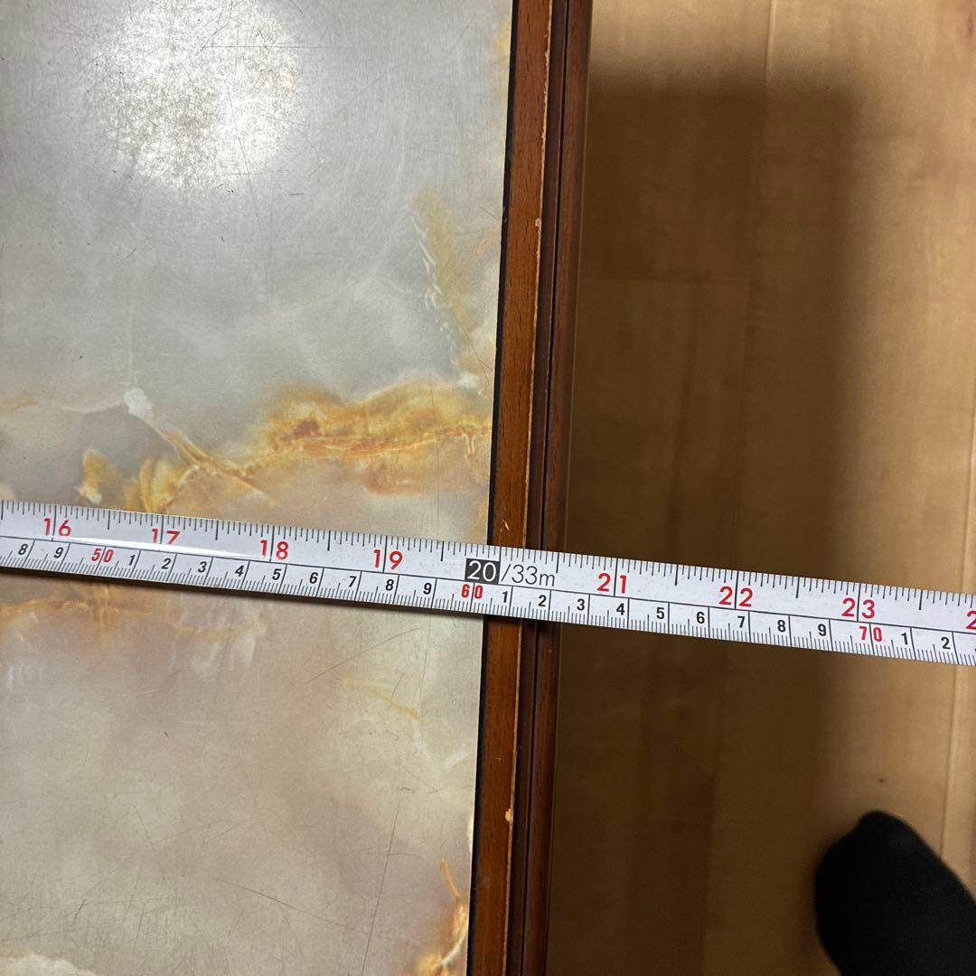 机　レトロ　大理石かは不明