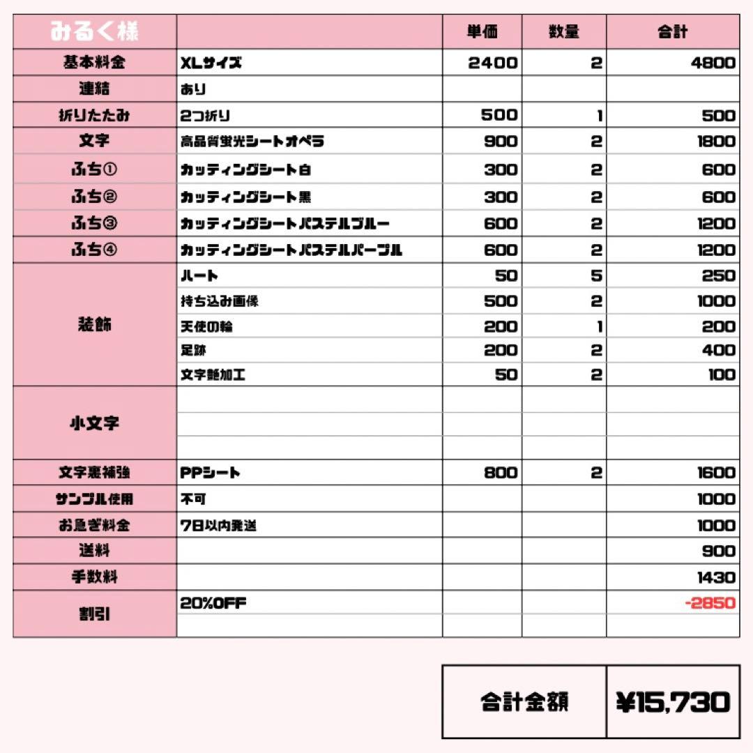 みるく【1/26発】うちわ文字 連結 文字パネル 団扇屋さん オーダー