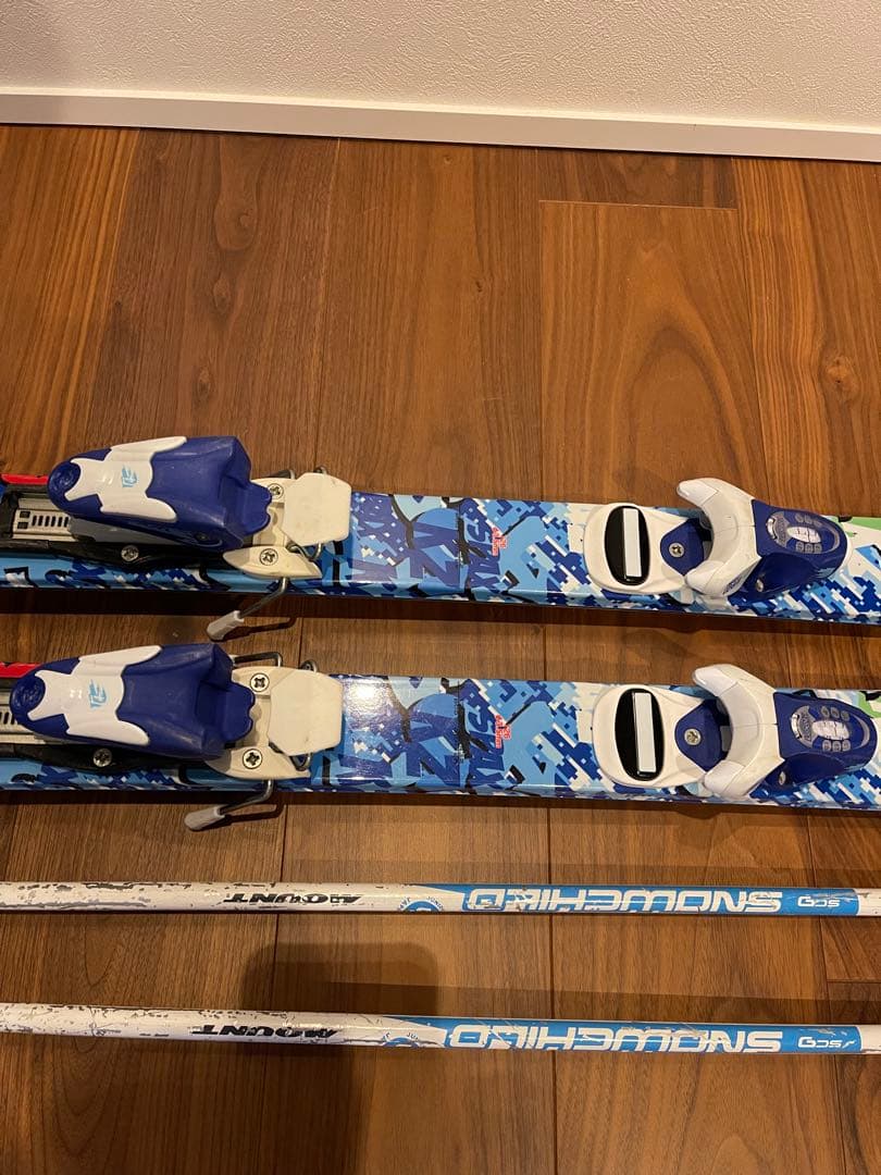 KAZAMA 子供用　スキー板 126cm ブーツ ストック セット ジュニア