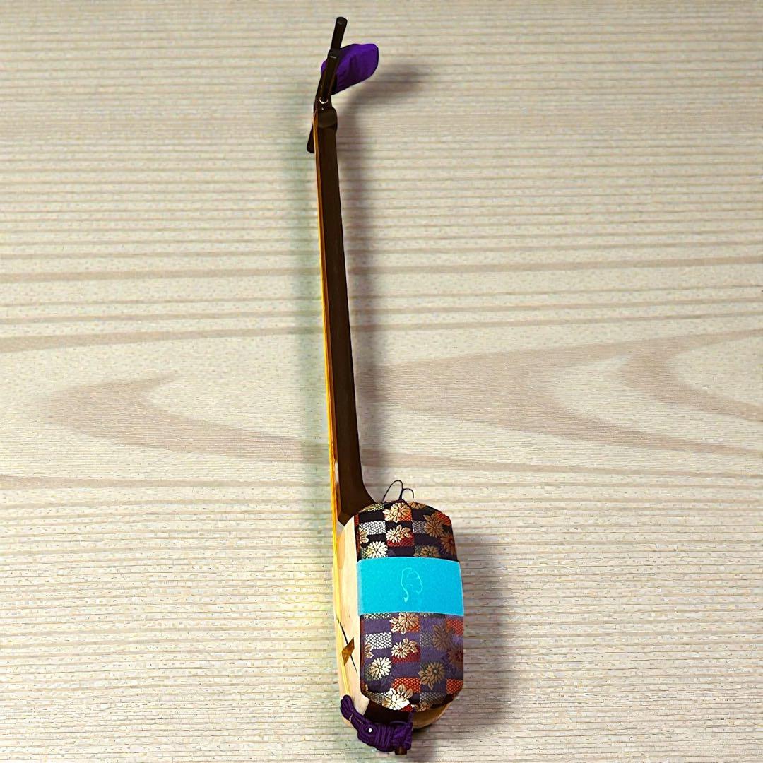 高級撥付き❣️重厚感✨ハードケース付き❣️長唄三味線 中棹 紅木 三味線 弦楽器