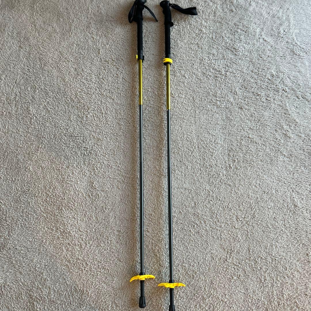 bca アルミストック ブラック/イエロー 伸縮式