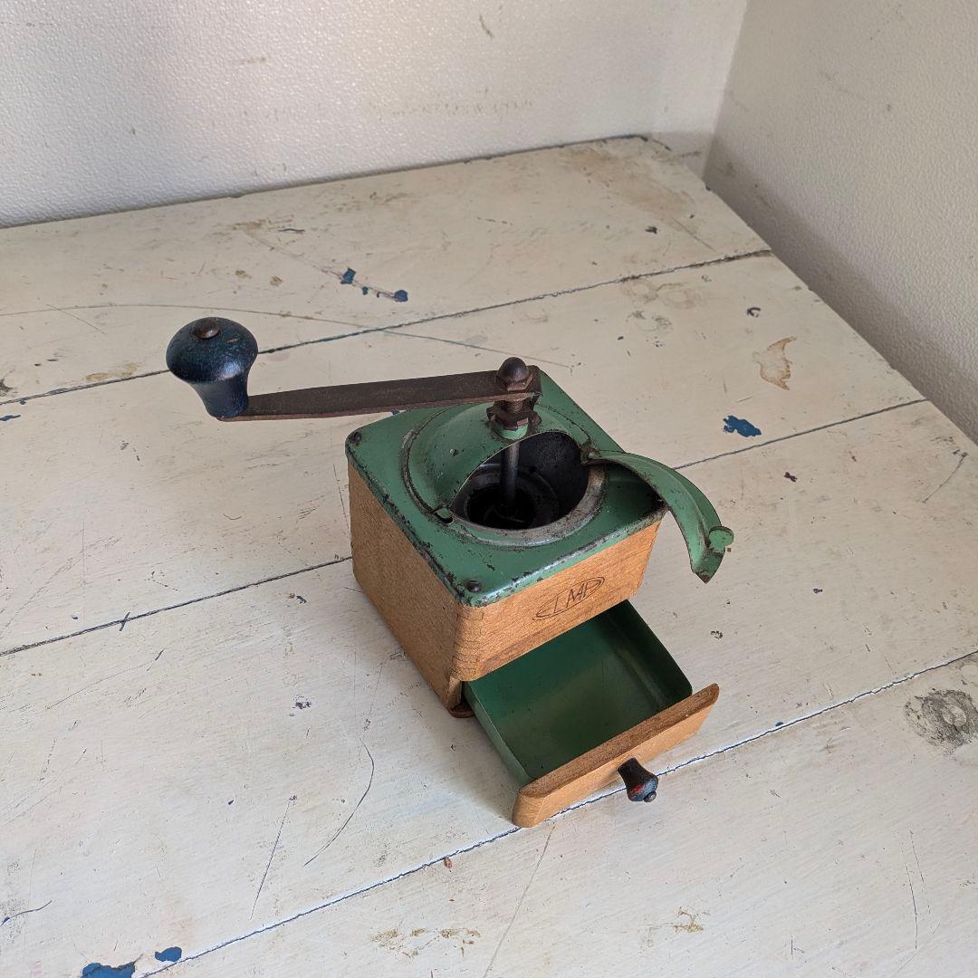 スペイン　ELMA 　コーヒーミル　アンティーク　インテリア小物　撮影小物