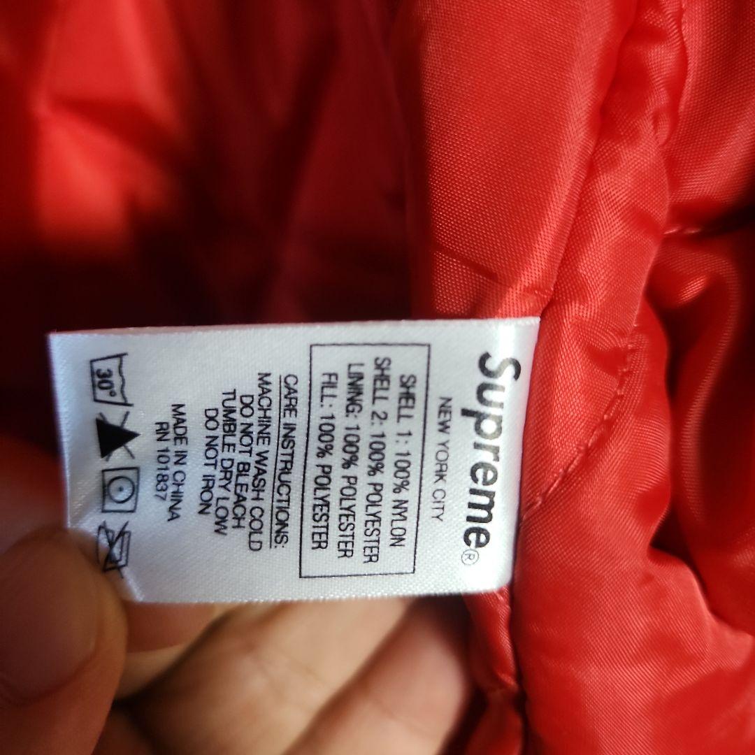 Supreme　シュプリーム　ダウンジャケット　赤 red